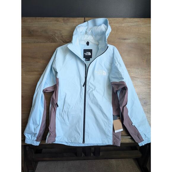 NWT THE NORTH FACE Women's Build Up Jacket XS Icecap Blue DryVent Waterproof Ski - Picture 1 of 4